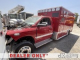 (Jurupa Valley, CA) 2013 RAM 4500 Ambulance/Rescue Vehicle Not Running, Missing Engine, Missing Tran