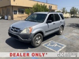 (Jurupa Valley, CA) 2004 Honda CR-V 4-Door Sport Utility Vehicle Runs & Moves, Missing Catalytic Con