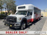 (Jurupa Valley, CA) 2016 Ford F-550 Passenger Bus Runs & Moves) (Engine Light On