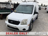 (Jurupa Valley, CA) 2011 Ford Transit Connect Cargo Van Runs & Moves) (Cracked Windshield, Needs New