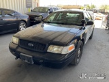 (Jurupa Valley, CA) 2009 Ford Crown Victoria Police Interceptor 4-Door Sedan Runs & Moves) (Missing 