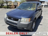 (Jurupa Valley, CA) 2003 Ford Escape 4-Door Sport Utility Vehicle Runs & Moves) (Missing Catalytic C