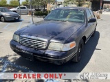 (Jurupa Valley, CA) 1999 Ford Crown Victoria Police Interceptor 4-Door Sedan Runs & Moves) (Needs Dr