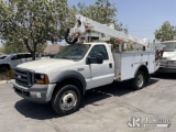 (Jurupa Valley, CA) Altec AT35G, Articulating & Telescopic Bucket Truck mounted behind cab on 2007 F