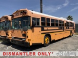 (Jurupa Valley, CA) 2003 Blue Bird All American/All Canadian Flat Nose School Bus Not Running, Condi