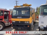 (Jurupa Valley, CA) Pitman Hydralift HL848, , 2000 GMC T6500 Service Truck Not Running, Condition Un