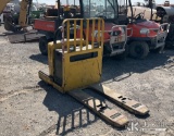 (Jurupa Valley, CA) 2004 Yale MPE-060 Walk-Behind Pallet Truck Not Running, Condition Unknown) (True