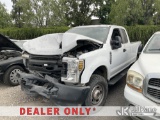 (Jurupa Valley, CA) 2019 Ford F350 SD Extended-Cab Pickup Truck Not Running, Condition Unknown, Wrec
