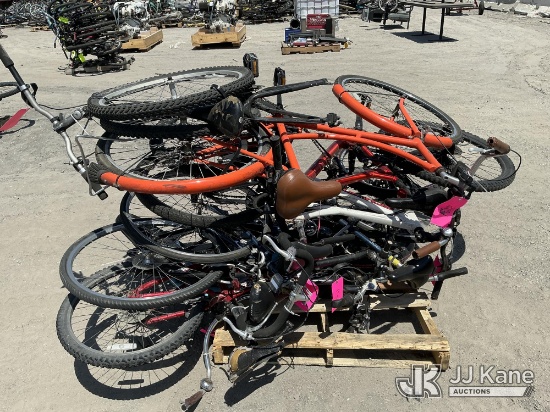 (Jurupa Valley, CA) (1 Pallet) Bicycles (Used ) NOTE: This unit is being sold AS IS/WHERE IS via Tim