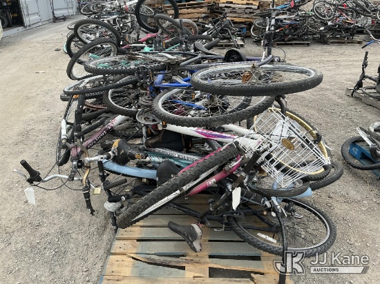 (Jurupa Valley, CA) Pallet Of Bicycles (Used ) NOTE: This unit is being sold AS IS/WHERE IS via Time