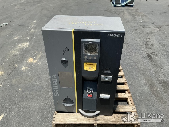(Jurupa Valley, CA) Skidata Pay Machine (Used ) NOTE: This unit is being sold AS IS/WHERE IS via Tim