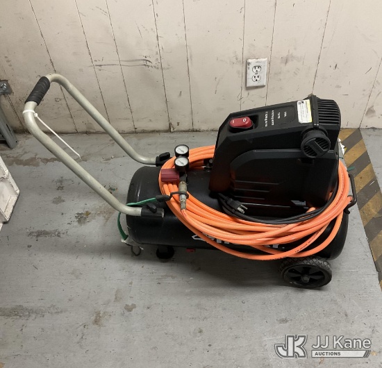 (Jurupa Valley, CA) Portable Air Compressor (Used) NOTE: This unit is being sold AS IS/WHERE IS via 