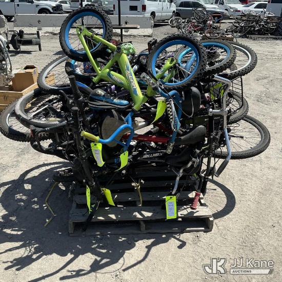 (Jurupa Valley, CA) (1 Pallet) Bicycles (Used ) NOTE: This unit is being sold AS IS/WHERE IS via Tim