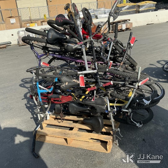 (Jurupa Valley, CA) (1 Pallet) Bicycles (Used ) NOTE: This unit is being sold AS IS/WHERE IS via Tim