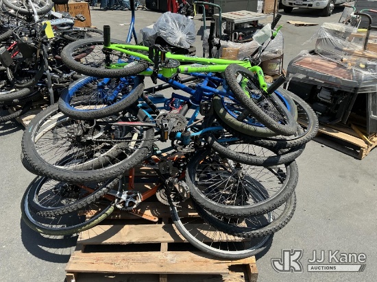 (Jurupa Valley, CA) (1 Pallet) Bicycles (Used ) NOTE: This unit is being sold AS IS/WHERE IS via Tim