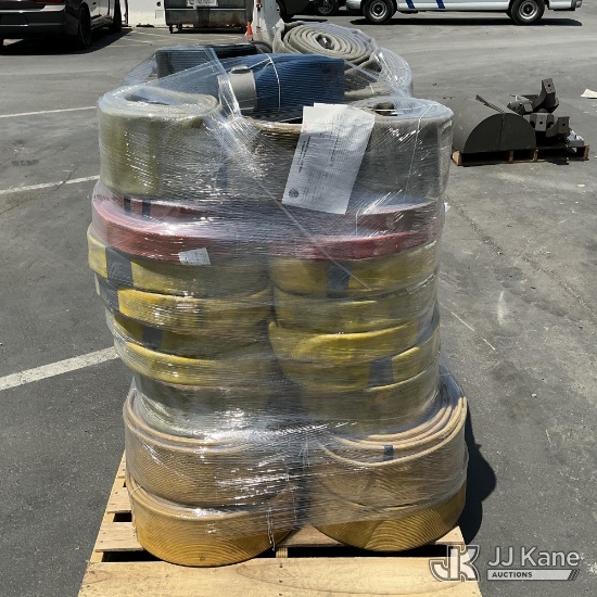 (Jurupa Valley, CA) (1 Pallet) Fire Hoses (Used ) NOTE: This unit is being sold AS IS/WHERE IS via T