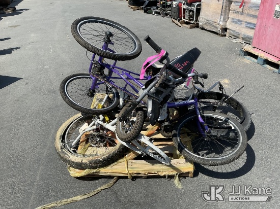 (Jurupa Valley, CA) (1 Pallet) Bicycles (Used ) NOTE: This unit is being sold AS IS/WHERE IS via Tim
