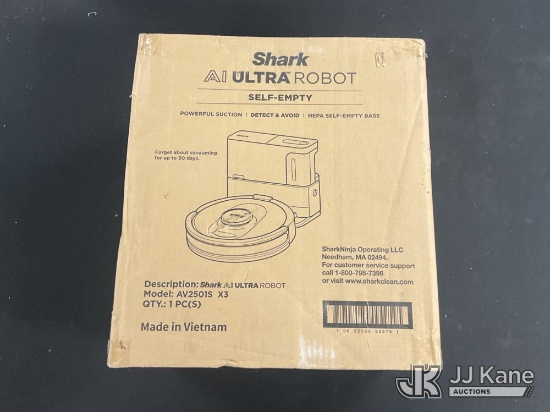 (Jurupa Valley, CA) Shark AI Ultra Robot (Sealed In Box) NOTE: This unit is being sold AS IS/WHERE I