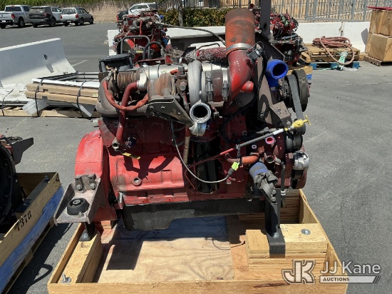(Jurupa Valley, CA) One 8.9L Cummins CNG Engine (Used) NOTE: This unit is being sold AS IS/WHERE IS 