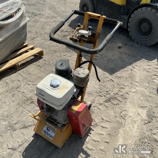 (Jurupa Valley, CA) Gasoline Concrete Scarifier (Used ) NOTE: This unit is being sold AS IS/WHERE IS