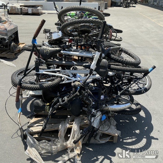 (Jurupa Valley, CA) (1 Pallet) Bicycles (Used ) NOTE: This unit is being sold AS IS/WHERE IS via Tim