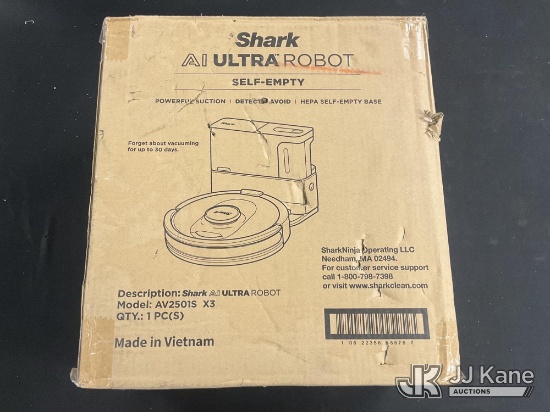 (Jurupa Valley, CA) Shark AI Ultra Robot (Sealed In Box) NOTE: This unit is being sold AS IS/WHERE I