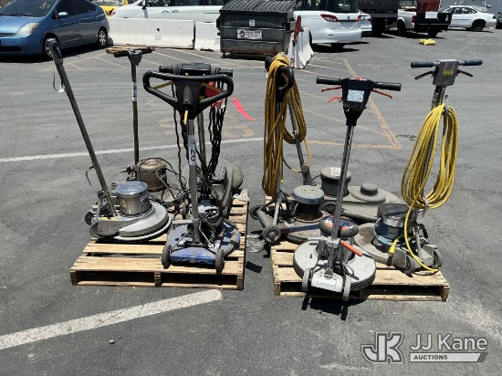 (Jurupa Valley, CA) (2 Pallets) Floor Burnishers (Used ) NOTE: This unit is being sold AS IS/WHERE I