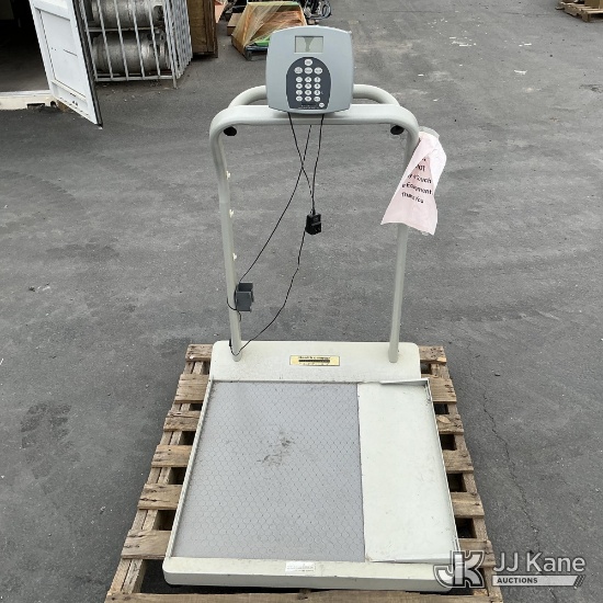 (Jurupa Valley, CA) Health-o-meter 2500KL Digital Wheelchair Ramp Scale (Used ) NOTE: This unit is b