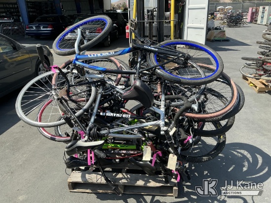 (Jurupa Valley, CA) (1 Pallet) Bicycles (Used ) NOTE: This unit is being sold AS IS/WHERE IS via Tim