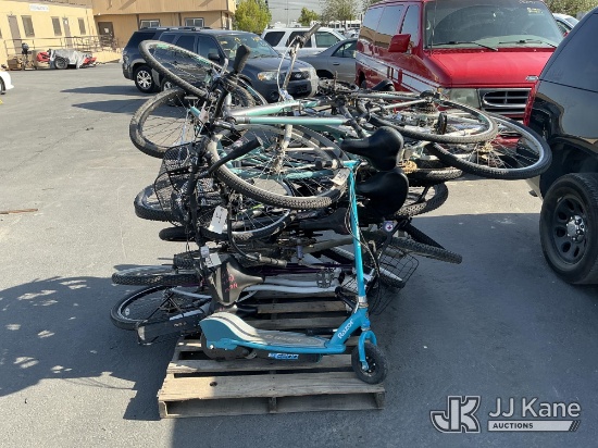 (Jurupa Valley, CA) (1 Pallet) Bicycles (Used ) NOTE: This unit is being sold AS IS/WHERE IS via Tim