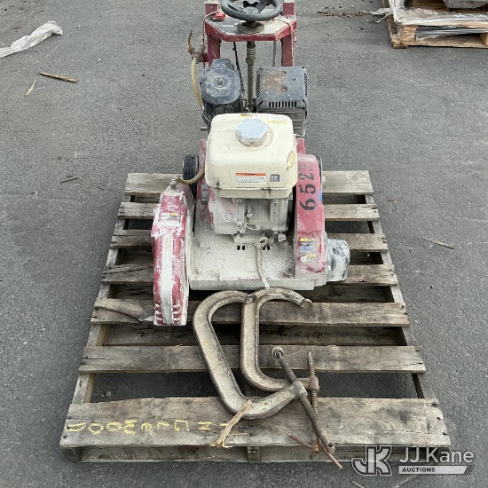 (Jurupa Valley, CA) Walk Behind Concrete Saw (Used ) NOTE: This unit is being sold AS IS/WHERE IS vi