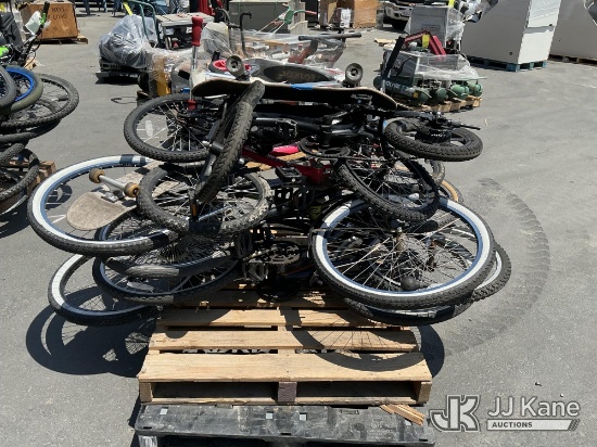 (Jurupa Valley, CA) (1 Pallet) Bicycles (Used ) NOTE: This unit is being sold AS IS/WHERE IS via Tim