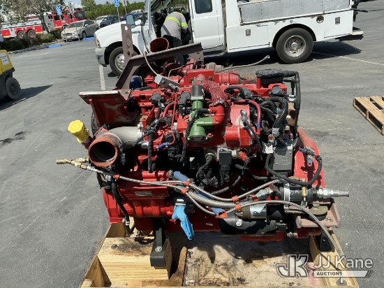 (Jurupa Valley, CA) 8.9L Cummins CNG Engine (Used ) NOTE: This unit is being sold AS IS/WHERE IS via
