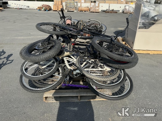 (Jurupa Valley, CA) (1 Pallet) Bicycles (Used ) NOTE: This unit is being sold AS IS/WHERE IS via Tim