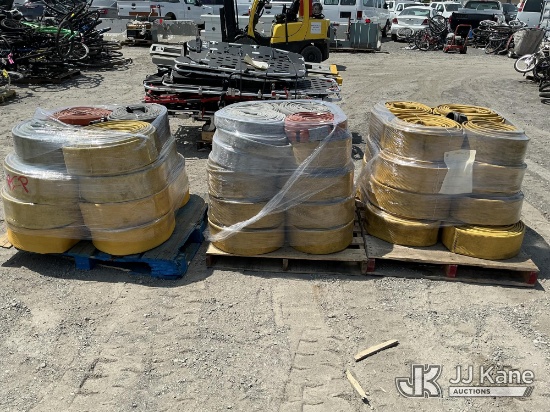 (Jurupa Valley, CA) (3 Pallets) Fire Hoses (Used ) NOTE: This unit is being sold AS IS/WHERE IS via 