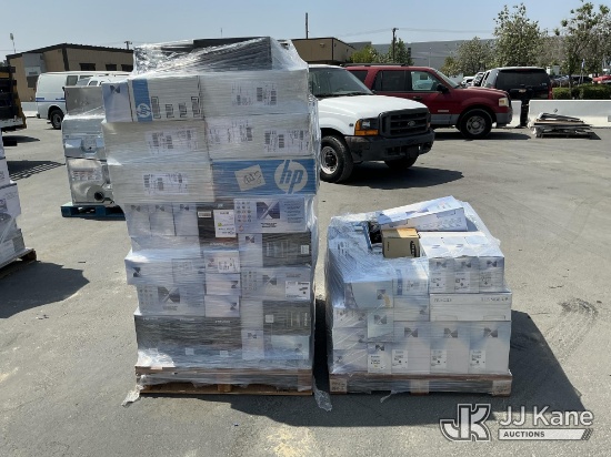 (Jurupa Valley, CA) (2 Pallets) Printer Toner Cartridges (Used ) NOTE: This unit is being sold AS IS