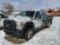 (Charlotte, MI) 2012 Ford F450 4x4 Dump Truck Runs, Jump to Start, Drive Shaft Out, Seller Starts Tr