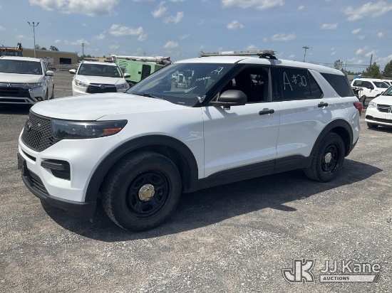 (Rome, NY) 2020 Ford Explorer AWD Police Interceptor 4-Door Sport Utility Vehicle Runs & Moves, Chec