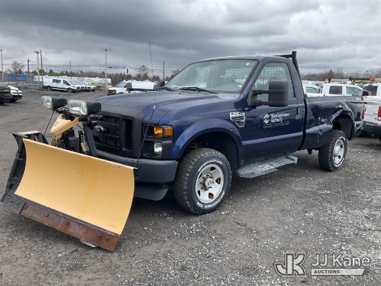 (Rome, NY) 2009 Ford F250 4x4 Pickup Truck Runs & Moves, Major Body & Rust Damage, Plow Not Operatin