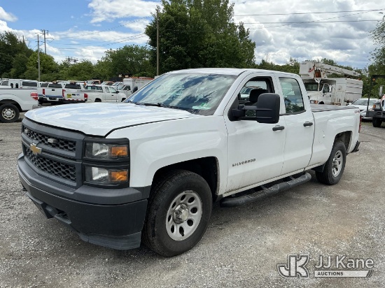 (Plymouth Meeting, PA) 2014 Chevrolet Silverado 1500 4x4 Extended-Cab Pickup Truck Runs & Moves, Bod