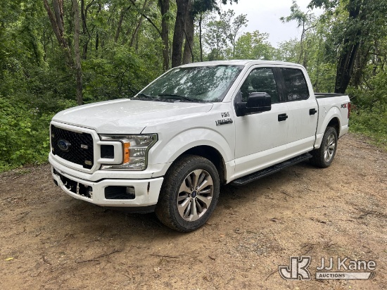 (Hagerstown, MD) 2018 Ford F150 Crew-Cab Pickup Truck Runs & Moves, Multiple Dash Lights On , Jump T