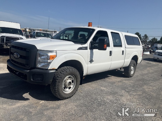(Rome, NY) 2015 Ford F350 4x4 Crew-Cab Pickup Truck Runs & Moves, Body & Rust Damage