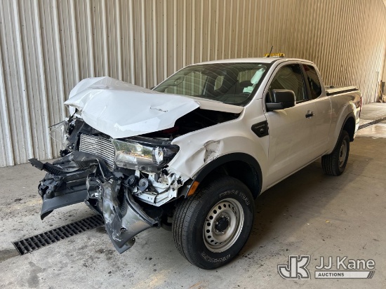 (Hagerstown, MD) 2021 Ford Ranger Extended-Cab Pickup Truck Wrecked, Air Bags Deployed, Runs, Not Mo