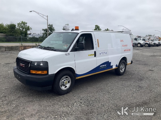 (Plymouth Meeting, PA) 2018 GMC Savana G2500 Cargo Van CNG Only) (Runs & Moves, Check Engine Light O