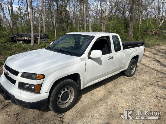 (Hagerstown, MD) 2011 Chevy Colorado Extended-Cab Pickup Truck Runs & Moves, TPS Light On, ABS Light