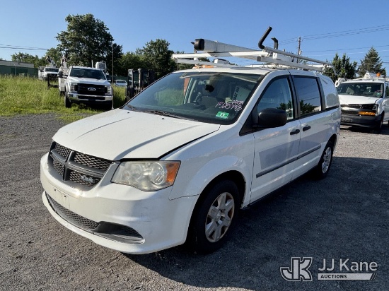 (Plains, PA) 2013 Ram Cargo Mini Cargo Van Not Running, Condition Unknown, Missing Lug Nuts On Tires