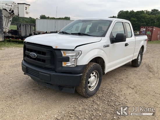 (Charlotte, MI) 2017 Ford F150 4x4 Extended-Cab Pickup Truck Runs & Moves) (Tailgate Latch Issues, P
