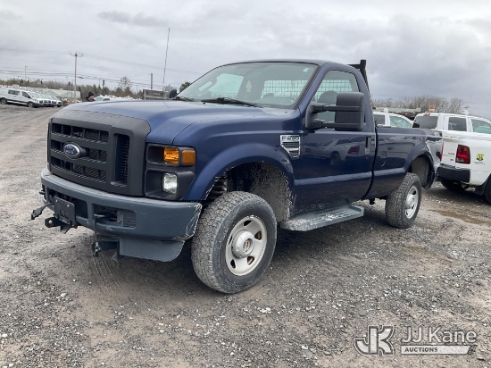 (Rome, NY) 2009 Ford F250 4x4 Pickup Truck Runs & Moves, Missing Tailgate, Body & Rust Damage
