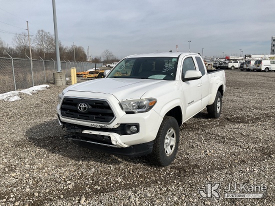 (Louisville, OH) 2016 Toyota Tacoma 4X4 Extended-Cab Pickup Truck Runs & Moves, Hood Latch Issue, Bo