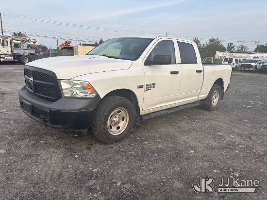 (Plains, PA) 2019 Dodge Ram 1500 4x4 Crew-Cab Pickup Truck Runs & Moves, Body & Rust Damage